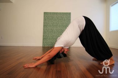 Flexible young woman practicing yoga | Santosh Yoga Institute in Salt Lake City, UT