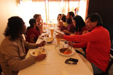 Group of Young people eating lunch| Santosh Yoga Institute in Salt Lake City, UT