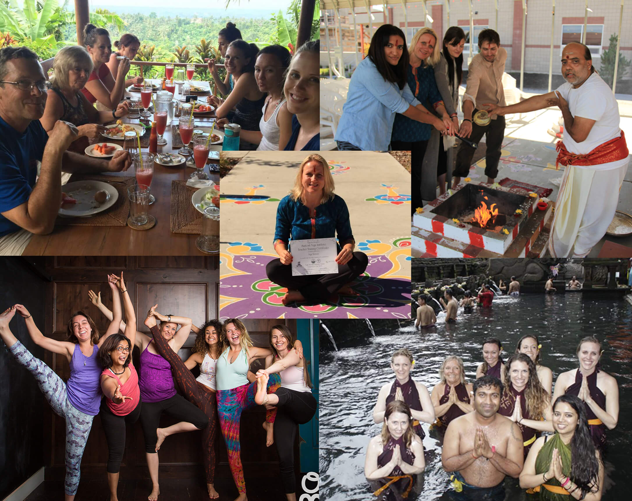 Team Photos From Santosh Yoga Institute