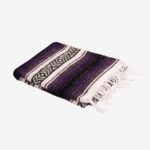 Mexican Blanket - Burgundy in Salt Lake City, UT | Santosh Yoga Institute