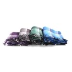 Recycled Plaid Yoga Blankets in Salt Lake City, UT | Santosh Yoga Institute