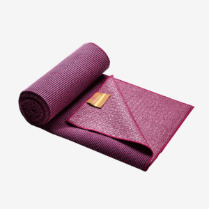 Yoga towel magenta in Salt Lake City, UT | Santosh Yoga Institute