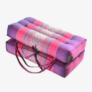 Zafuko Foldable Yoga & Meditation Cushion -Purple/Fuchsia in Salt Lake City, UT | Santosh Yoga Institute