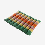 Zafuko Rollable Yoga & Meditation Cushion - Double Green in Salt Lake City, UT | Santosh Yoga Institute