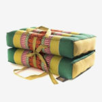 Zafuko Foldable Yoga & Meditation Cushion-Double Green in Salt Lake City, UT | Santosh Yoga Institute