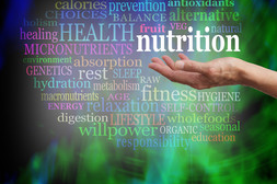 Man hand highlighting Nutrition text in Salt Lake City, UT | Santosh Yoga Institute