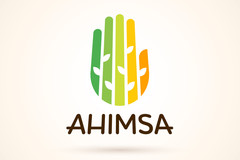 Ahimsa Hand Vector in Salt Lake City, UT | Santosh Yoga Institute