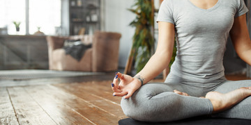 Young woman doing meditation in Salt Lake City, UT | Santosh Yoga Institute
