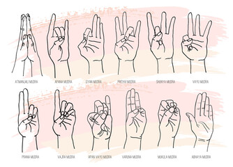 Mudras gesture in yoga fingers in Salt Lake City, UT | Santosh Yoga Institute