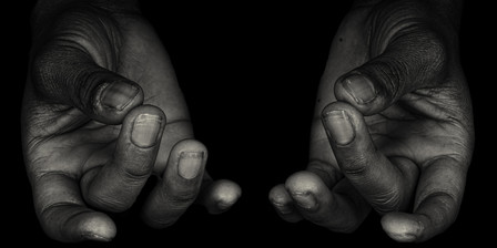 Man fingers Yoga Mudra in Salt Lake City, UT | Santosh Yoga Institute