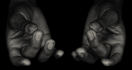Man fingers Yoga Mudra in Salt Lake City, UT | Santosh Yoga Institute