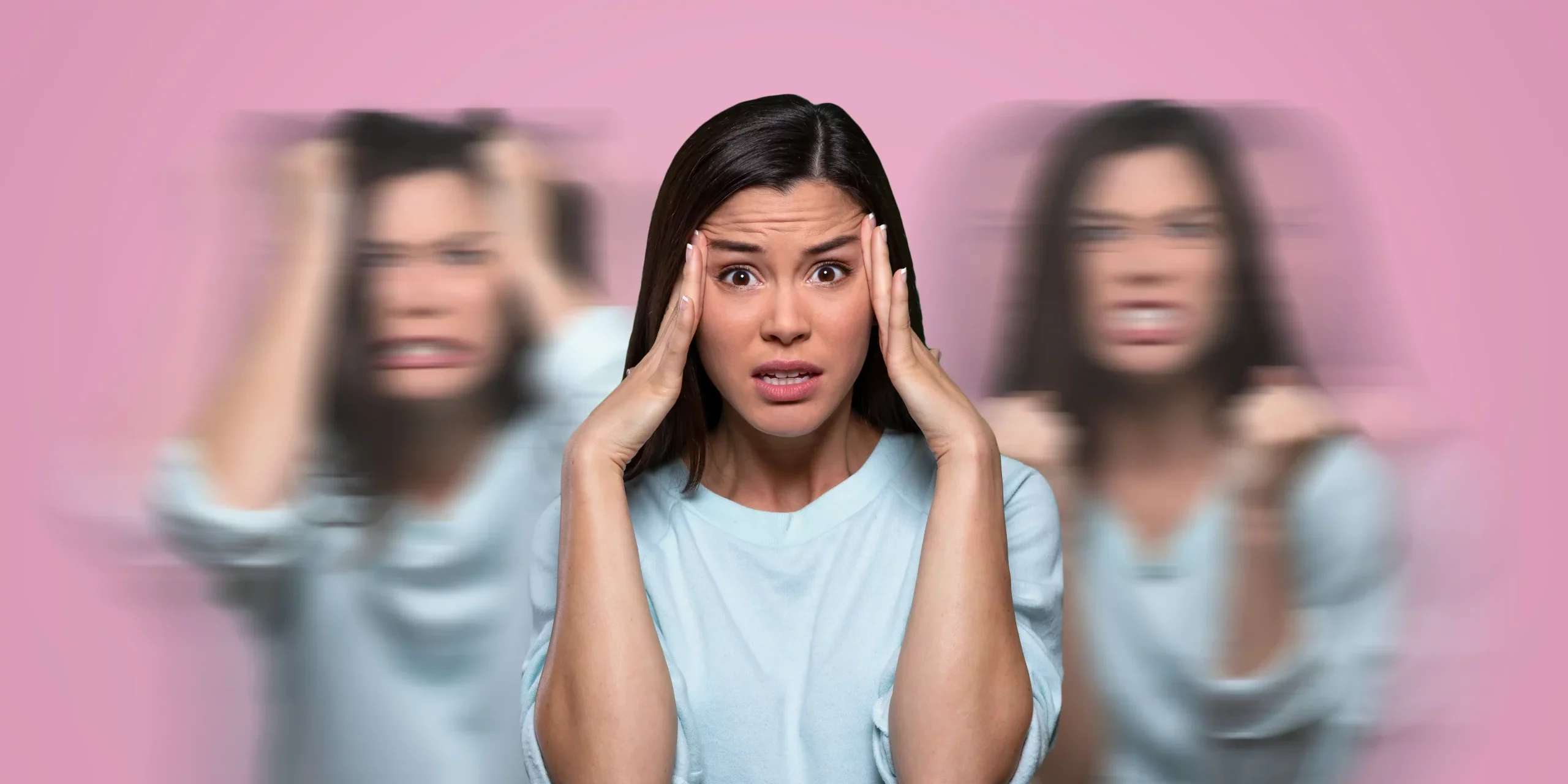 Stressed young woman in Salt Lake City, UT | Santosh Yoga Institute