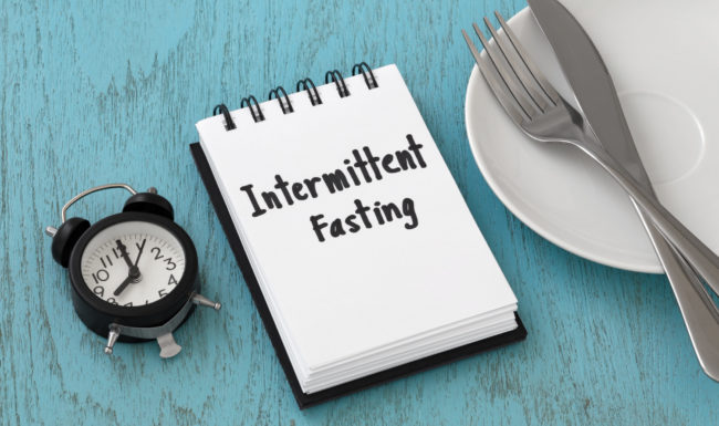 Intermittent Fasting Note on table in Salt Lake City, UT | Santosh Yoga Institute