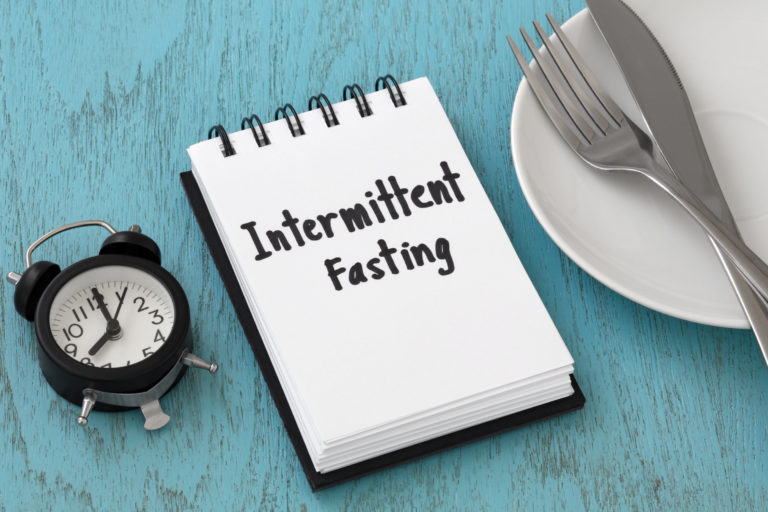Intermittent Fasting Note on table in Salt Lake City, UT | Santosh Yoga Institute