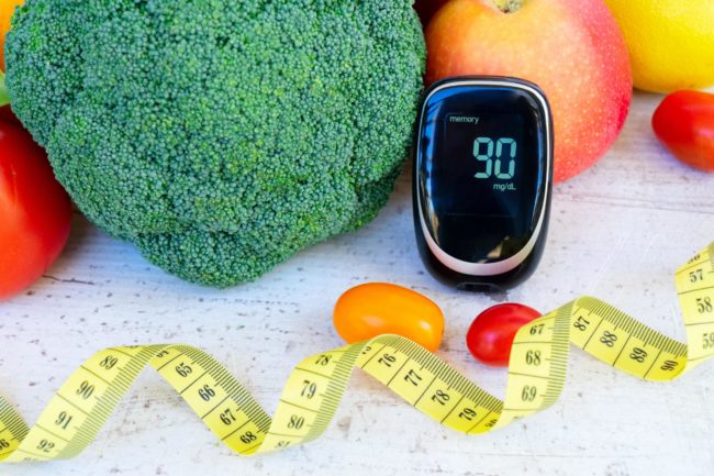 Healthy vegetable with measure tape in Salt Lake City, UT | Santosh Yoga Institute