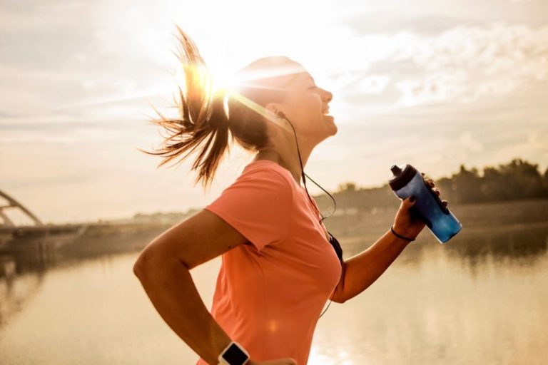 Healthy girl doing morning workout in Salt Lake City, UT | Santosh Yoga Institute