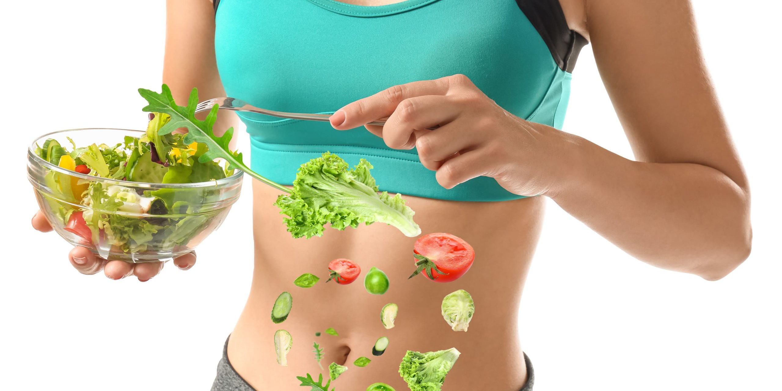 Fit woman holding healthy food bowl on hands in Salt Lake City, UT | Santosh Yoga Institute