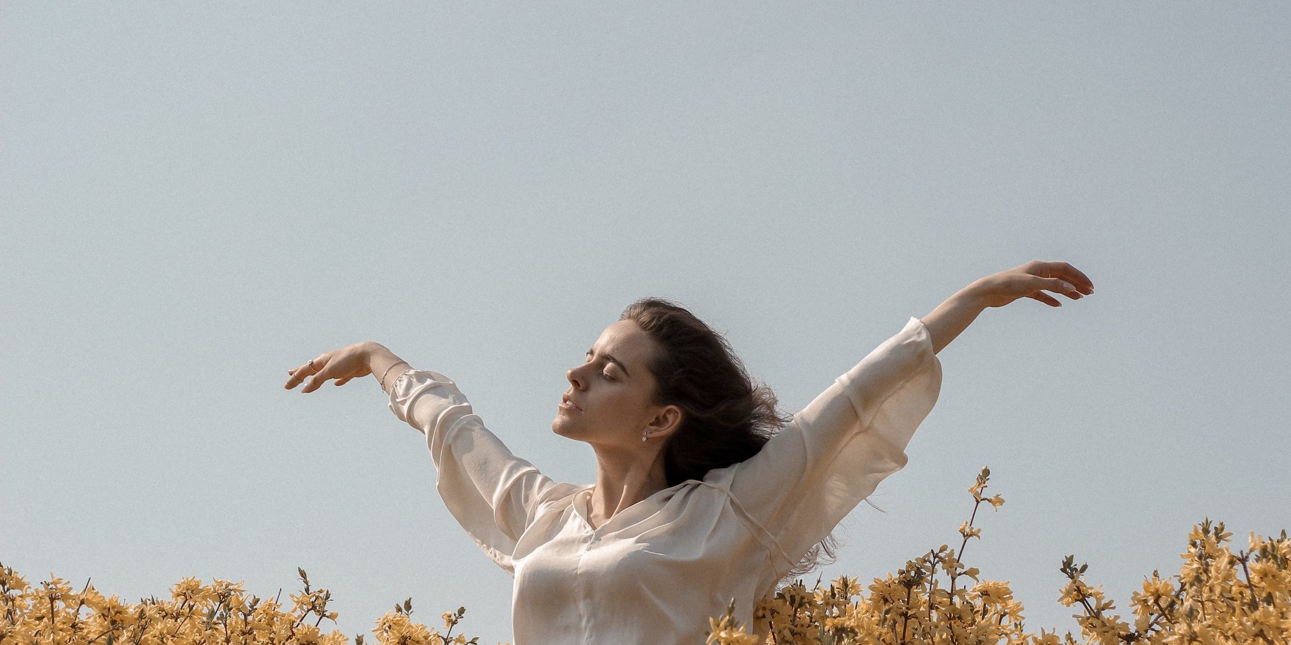 Young girl posing on fresh air in Salt Lake City, UT | Santosh Yoga Institute