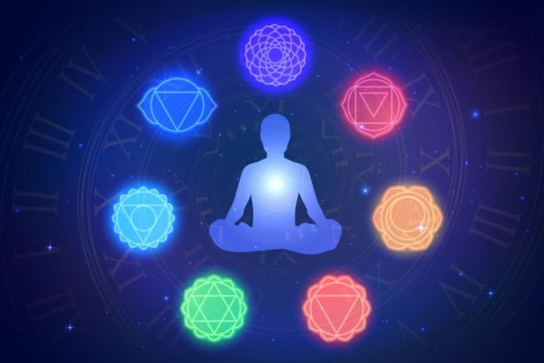 Beautiful Yoga Chakras Vector in Salt Lake City, UT | Santosh Yoga Institute